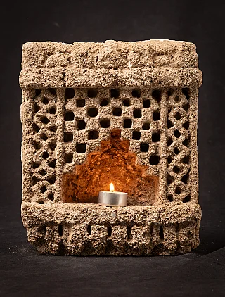 Antique Indian sandstone temple