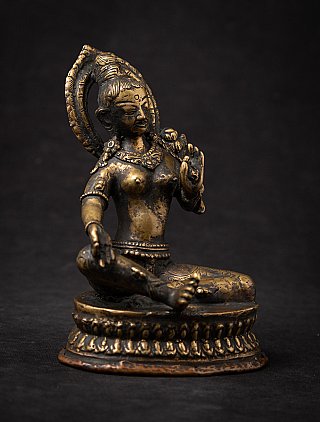 Antike bronzene tibetische Tara Figur