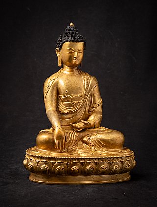 Alte bronze Nepalesische Buddhafigur