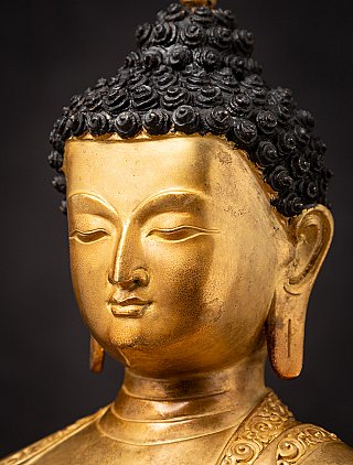 Alte bronze Nepalesische Buddhafigur