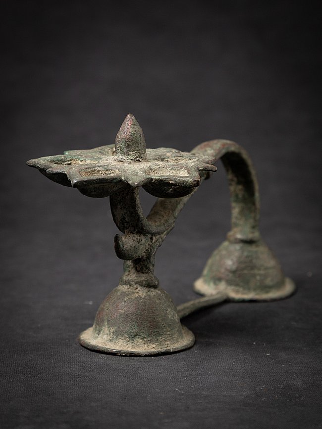 Antique Indian Diya Oil Lamp