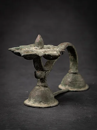 Antique Indian Diya Oil Lamp