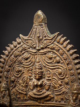 Antike indische Öllampe