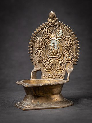 Antique Indian Oil Lamp