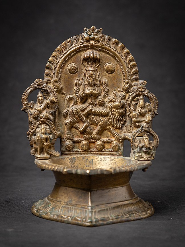 Antique Indian Oil Lamp