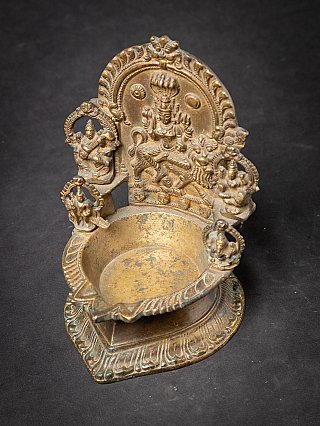 Antique Indian Oil Lamp