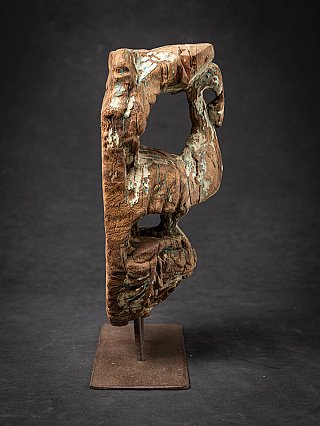Antique wooden Indian Peacock