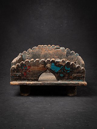 Antique wooden Indian altar