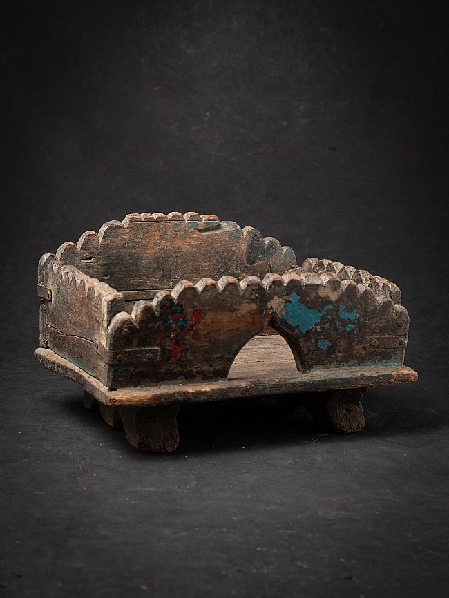 Antique wooden Indian altar