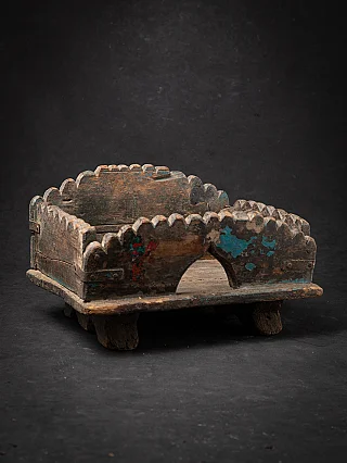 Antique wooden Indian altar