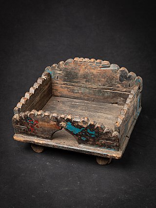Antique wooden Indian altar
