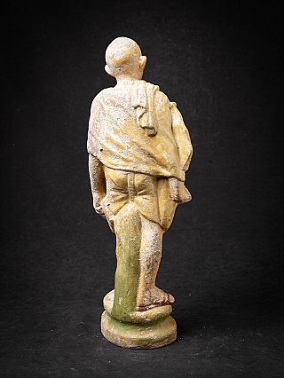 Alte Keramikfigur von Mahatma Gandhi