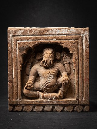 Antike indische Ganesha aus Sandstein