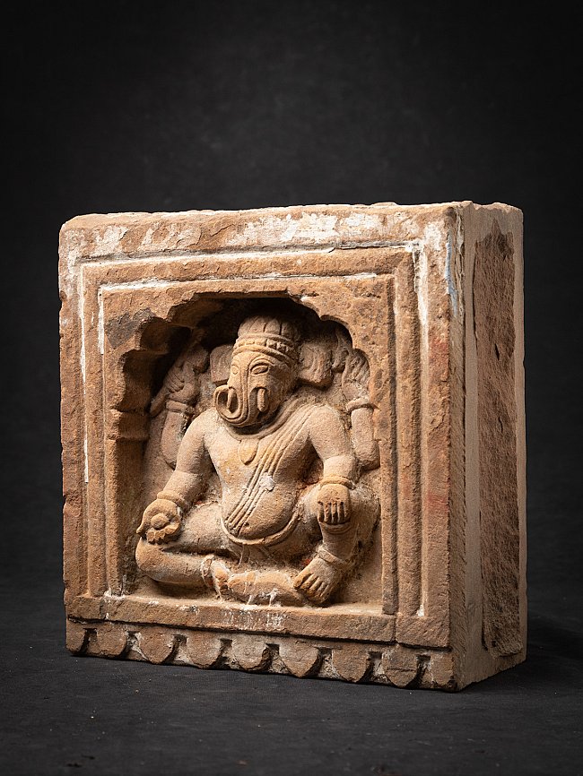 Antike indische Ganesha aus Sandstein
