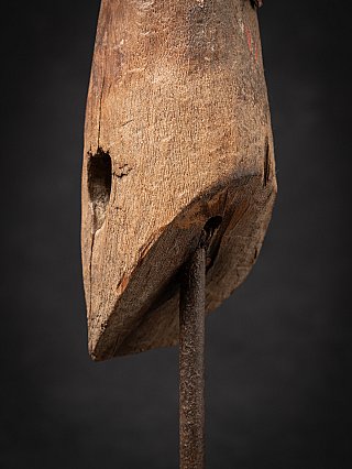 Antique wooden arm of a Hindu god