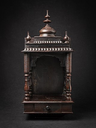 Antique wooden Indian temple