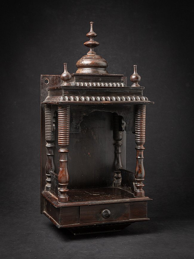 Antique wooden Indian temple