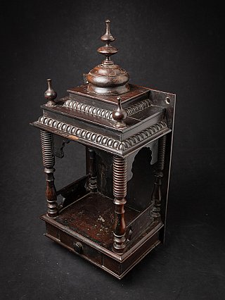 Antique wooden Indian temple