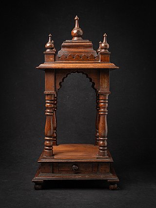 Antique wooden Indian temple