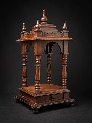 Antique wooden Indian temple