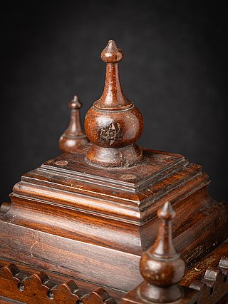 Antique wooden Indian temple