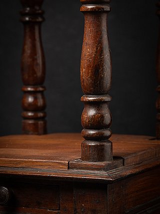 Antique wooden Indian temple