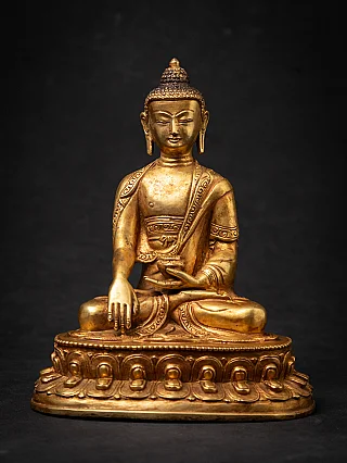 Old bronze Nepali Buddha statue