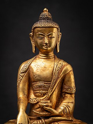 Alte bronze Nepalesische Buddhafigur