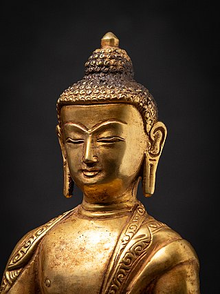 Alte bronze Nepalesische Buddhafigur