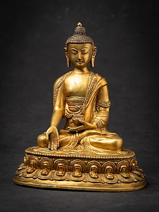 Old bronze Nepali Buddha statue