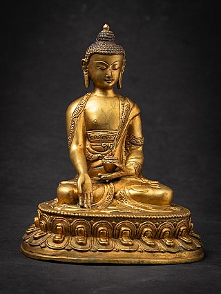 Old bronze Nepali Buddha statue