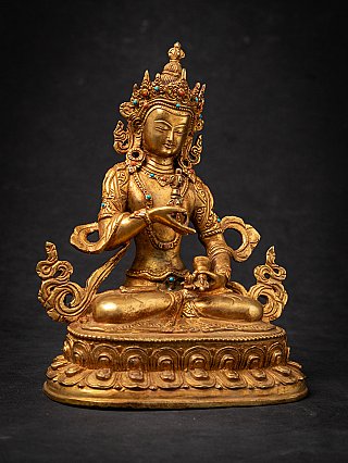 Old bronze Nepali Vajrasattva statue