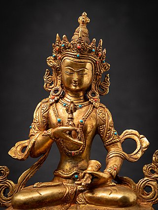 Old bronze Nepali Vajrasattva statue