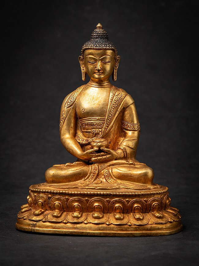 Alte bronze Nepalesische Buddhafigur