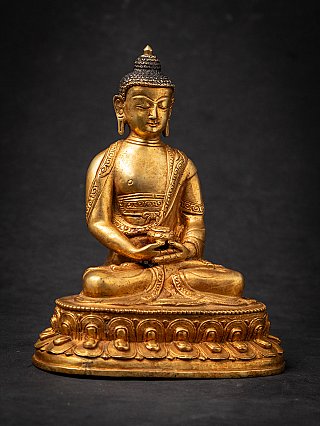 Alte bronze Nepalesische Buddhafigur