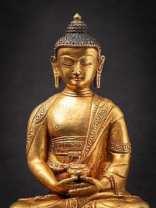 Alte bronze Nepalesische Buddhafigur
