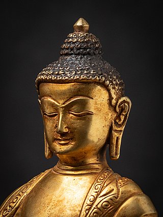 Alte bronze Nepalesische Buddhafigur