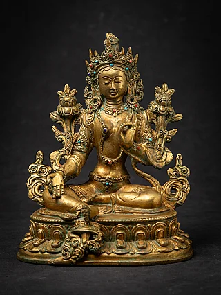 Old bronze Nepali Green Tara statue