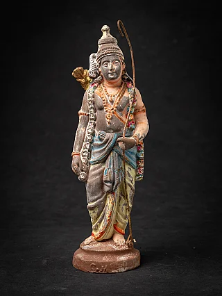 Antique pottery statue of Rama