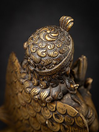 Alte bronze Nepalesische Garuda figur