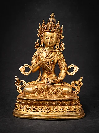 Old bronze Nepali Vajrasattva statue