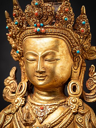 Oude bronzen Nepalese Vajrasattva