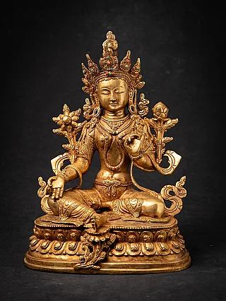Old bronze Nepali Green Tara statue