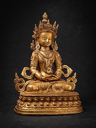 Alte bronze Nepalesische Aparmita Buddha