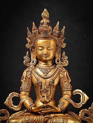 Alte bronze Nepalesische Aparmita Buddha