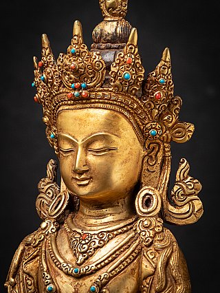 Alte bronze Nepalesische Aparmita Buddha