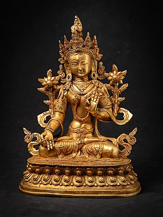 Old bronze Nepali White Tara