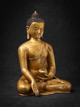 Alte bronze Nepalesische Buddhafigur
