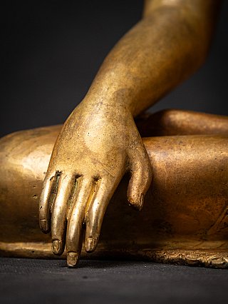 Alte bronze Nepalesische Buddhafigur
