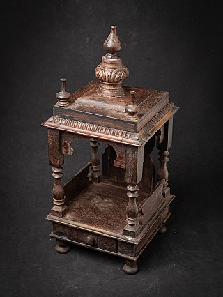 Antique wooden Indian temple